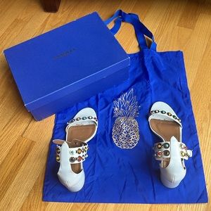 AQUAZZURA Byzantine Studded
City Sandal